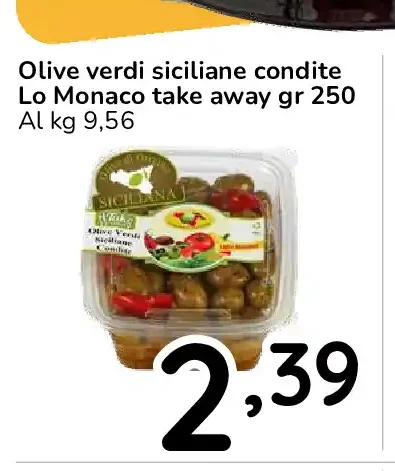 Olive verdi siciliane condite