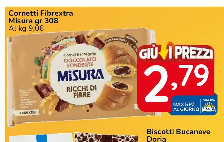 Cornetti Fibrextra Misura