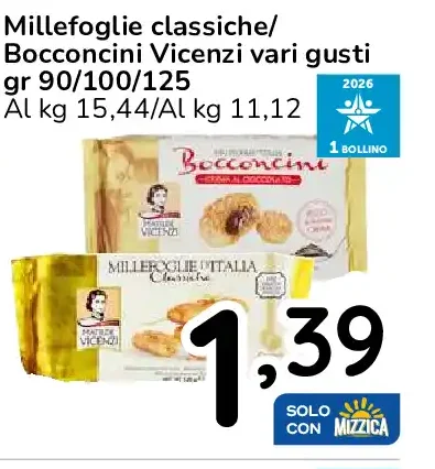 Millefoglie classiche/Bocconcini Vicenzi