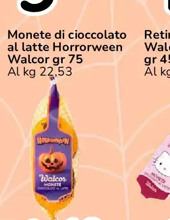 Monete di cioccolato al latte Horrorween Walcor