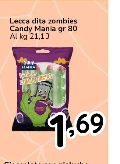 Lecca dita zombies Candy Mania