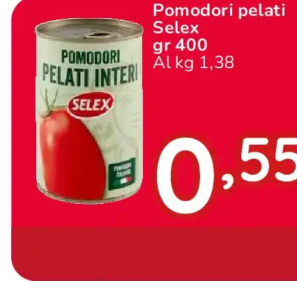 Pomodori pelati Selex