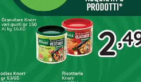 Granulare Knorr vari gusti
