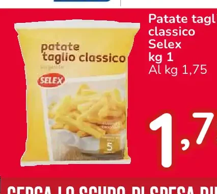Patate taglio classico Selex