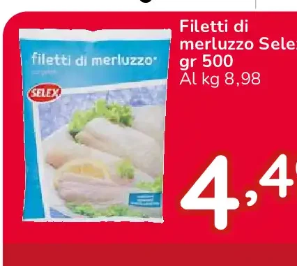 Filetti di merluzzo Selex