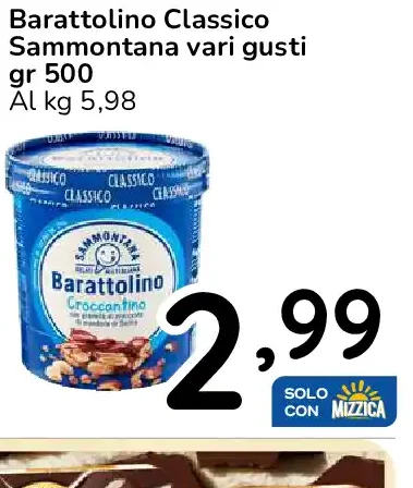 Barattolino Classico Sammontana