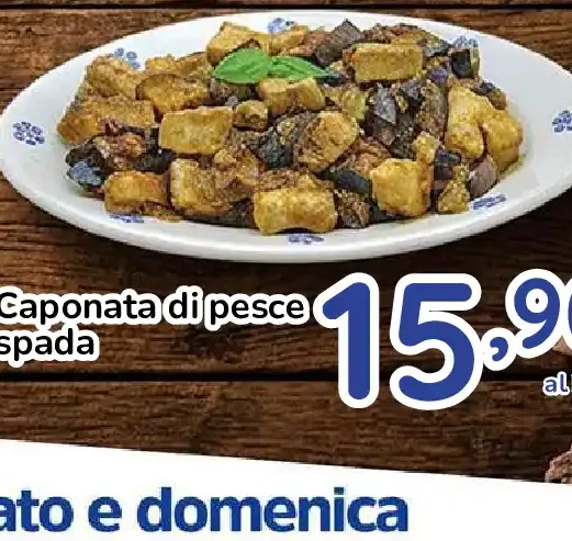 Caponata di pesce spada