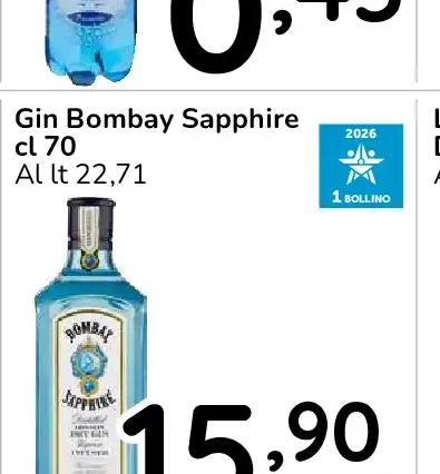 Gin Bombay Sapphire