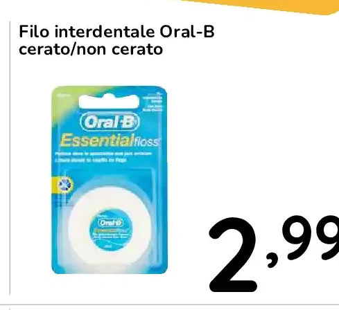 Filo interdentale Oral-B cerato/non cerato