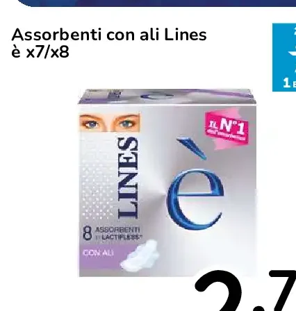 Assorbenti con ali Lines è