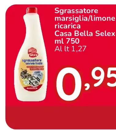 Sgrassatore marsiglia/limone Casa Bella Selex