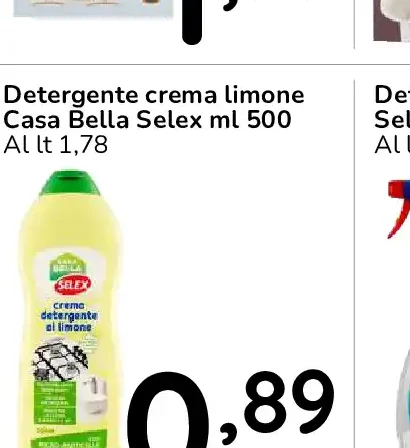 Detergente crema limone