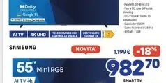 TV Samsung Mini RGB 55 pollici