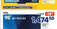 TV TCL QD-MiniLED 98 pollici