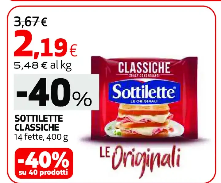 Sottilette Classiche