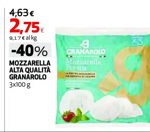 Mozzarella Alta Qualità Granarolo