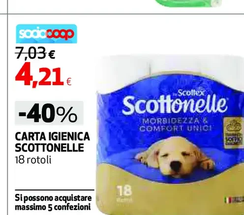 Carta igienica Scottonelle