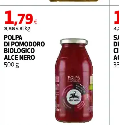 Polpa di pomodoro biologico Alce Nero