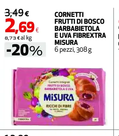 Cornetti frutti di bosco