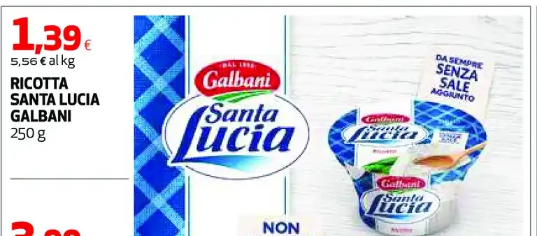 Ricotta Santa Lucia Galbani
