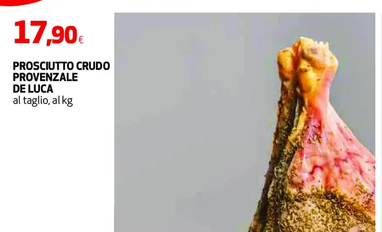Prosciutto crudo provenzale De Luca