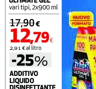 Additivo liquido disinfettante per bucato Napisan