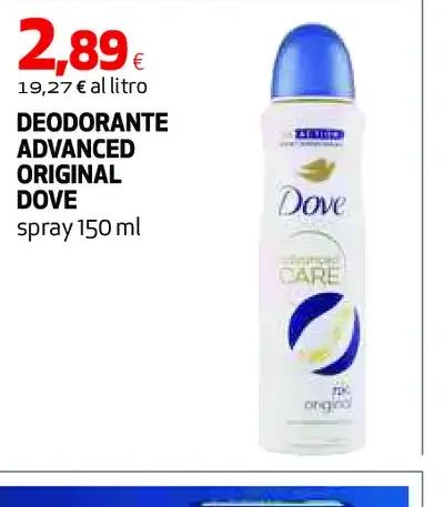 Deodorante Advanced Original Dove