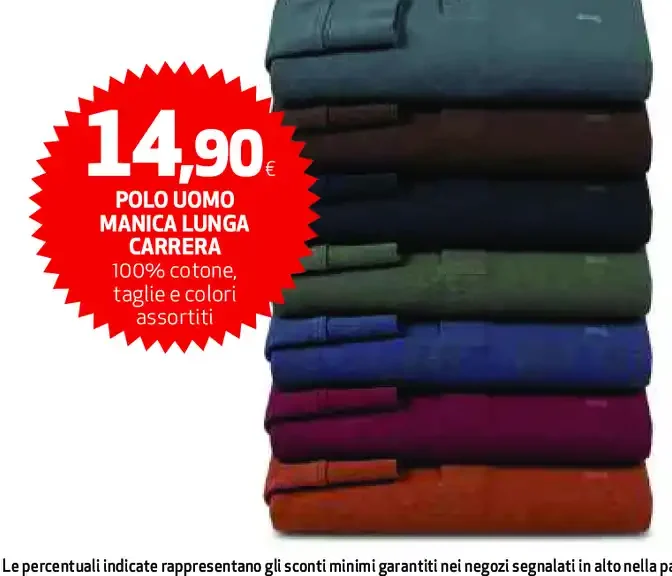 Polo uomo manica lunga Carrera