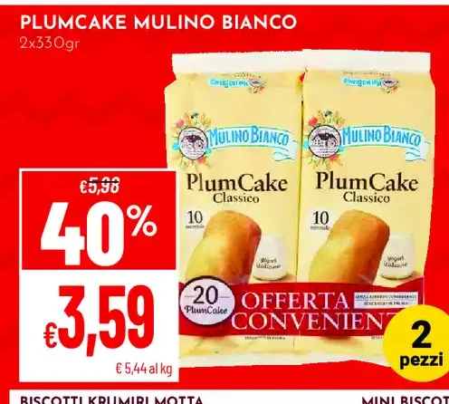 Plumcake Mulino Bianco