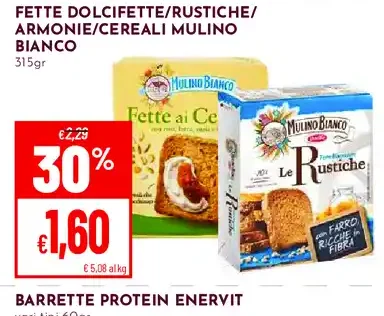 Fette dolcifette/rustiche/armonie/cereali Mulino Bianco