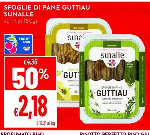 Sfoglie di pane guttiau Sunalle