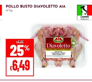 Pollo busto diavoletto AIA