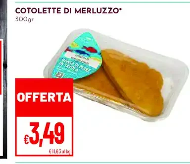 Cotolette di merluzzo