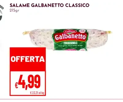 Salame Galbanetto classico