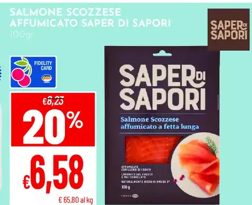 Salmone scozzese affumicato Saper di Sapori