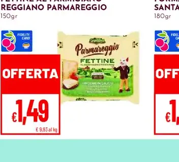 Fettine al Parmigiano Reggiano Parmareggio