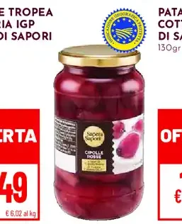 Cipolle Tropea Calabria IGP Saper di Sapori