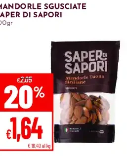 Mandorle sgusciate Saper di Sapori