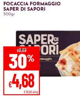 Focaccia formaggio Saper di Sapori