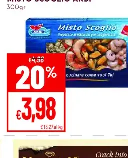 Misto scoglio Arbi