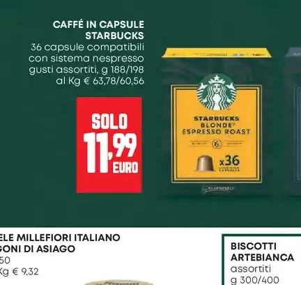 Caffè in capsule Starbucks