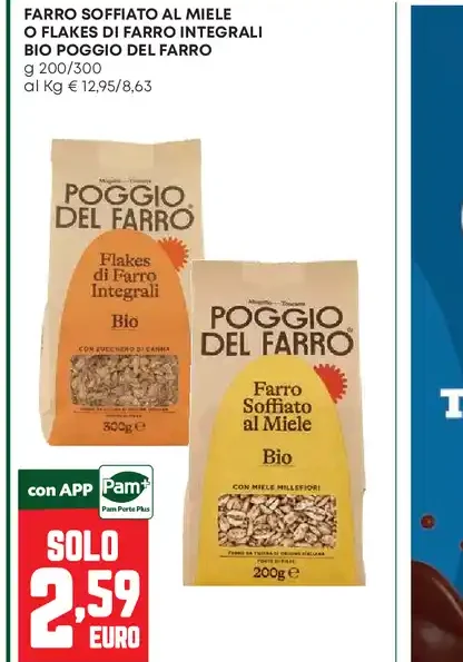 Farro soffiato al miele Poggio del Farro