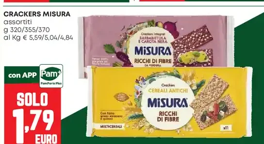Crackers Misura assortiti