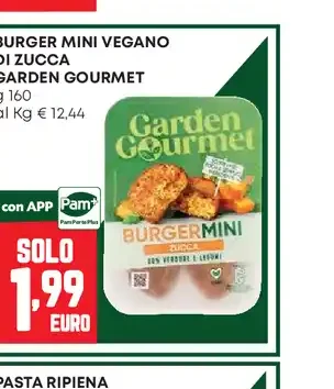Burger mini vegano di zucca Garden Gourmet