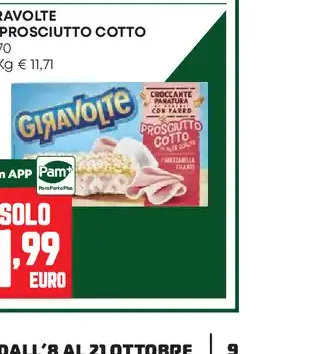 Giravolte al prosciutto cotto