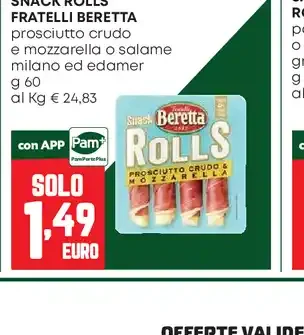 Snack Rolls Fratelli Beretta