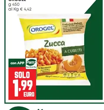 Zucca a cubetti Orogel