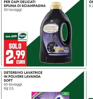 Detersivo per capi delicati Spuma di Sciampagna