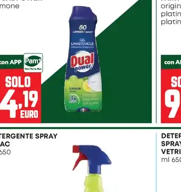 Gel lavastoviglie Dual Power Limone