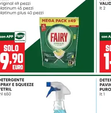 Detersivo lavastoviglie tabs Fairy